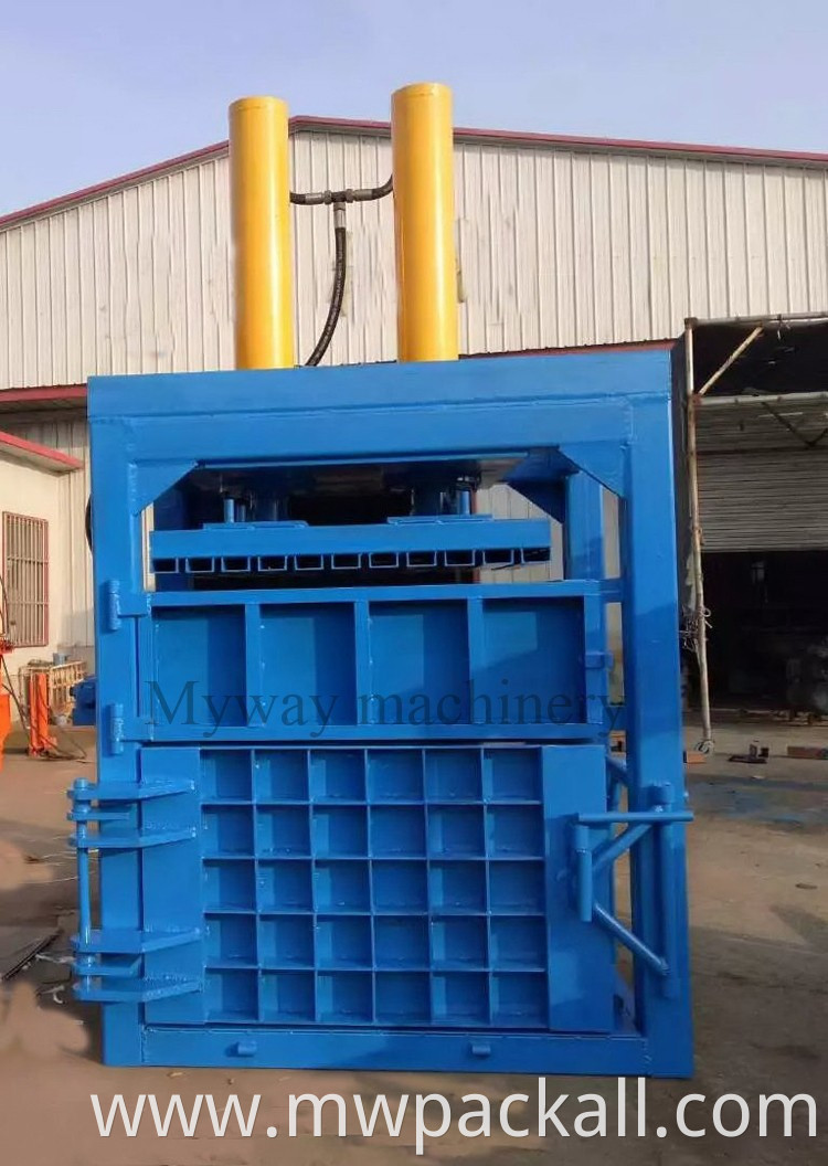 small used clothing and aluminum can baler machine for sale